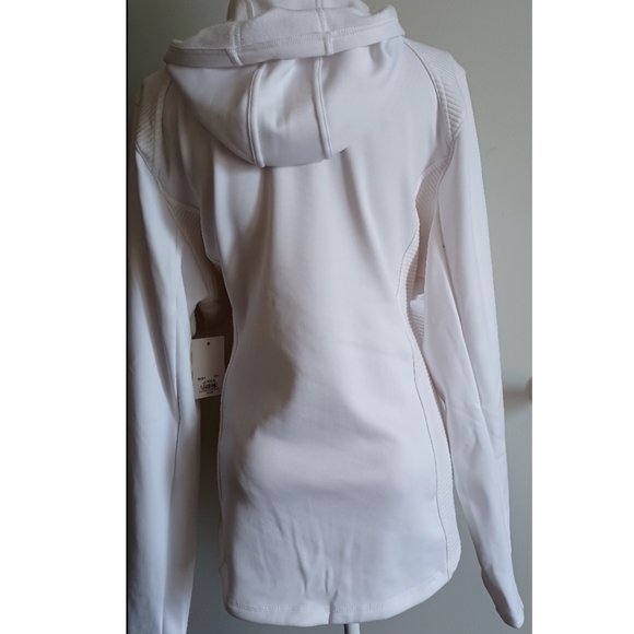 NWT* WHITE MIXED-MEDIA JACKET FROM TEK GEAR 2X - Picture 3 of 6